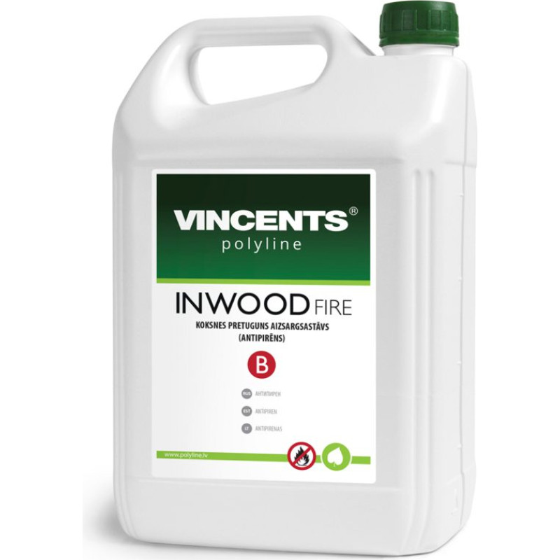 Vincents Polyline INWOOD FIRE B antipirēns bezkrāsains 5L