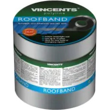 Vincents Polyline Roofband Bitumena blīvējoša lente Alumīnija 10cm x 3m