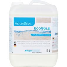 Berger-Seidle AquaSeal EcoGold 5L,matēta vienkomponenta, ūdens bāzes, augstākās klases grīdas laka