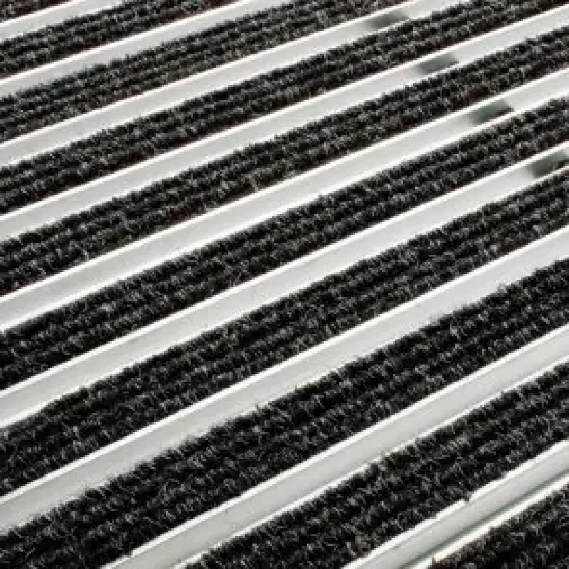 ACO Vario Kājslauķis, filca strēmeles iestrādātas alumīnija joslās, antracīts, 60x40cm