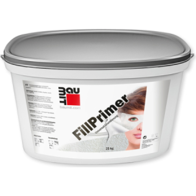 Baumit FillPrimer, 25kg, ar šķiedrām pastiprināta grunts plaisu aizpildīšanai līdz 0,5mm