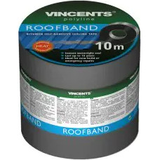 Vincents Polyline Roofband Bitumena blīvējoša lente Pelēka 10cm x 10m