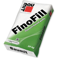 Baumit FinoFill, 20 kg, balta šuvju špaktele iekšdarbiem uz ģipša bāzes, ātri cietējoša