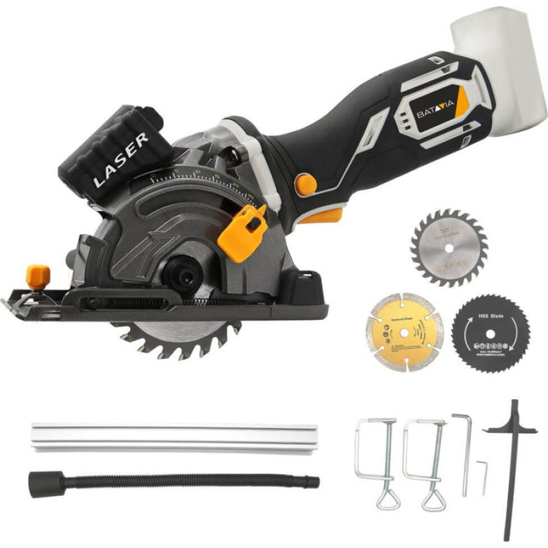 Batavia 18V Bezvadu mini ripzāģis 89 mm, bez akumulatora un lādētāja