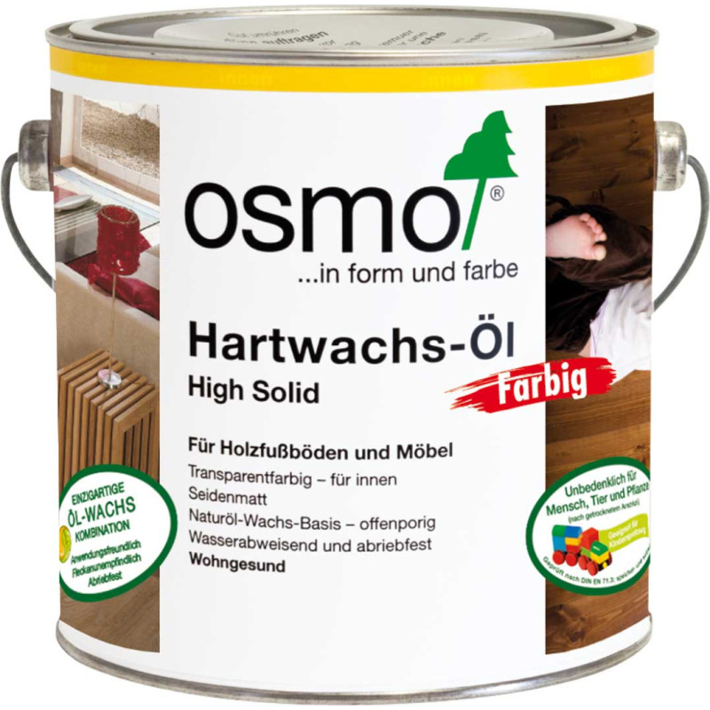 Osmo Hartwachs-&Ouml;l cietā vaska eļļa 3073 Terra Farbig 0,75L