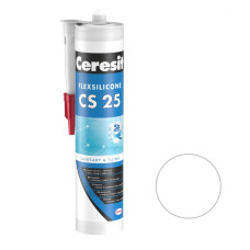 Ceresit CS 25 Sanitārais silikona hermētiķis, 280ml, caurspīdīgs