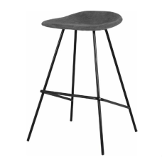 Tenzo Ted bāra krēsls, augstais bez atzveltnes, granīta pelēks (Granite Grey)