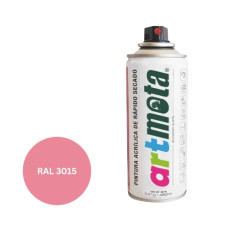 Artmota Akrila aerosola krāsa 450 ml, rozā, RAL3015
