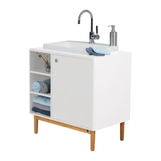 Tenzo Tom Tailor izlietnes skapītis 62 x 80 x 50 cm, balts (White)