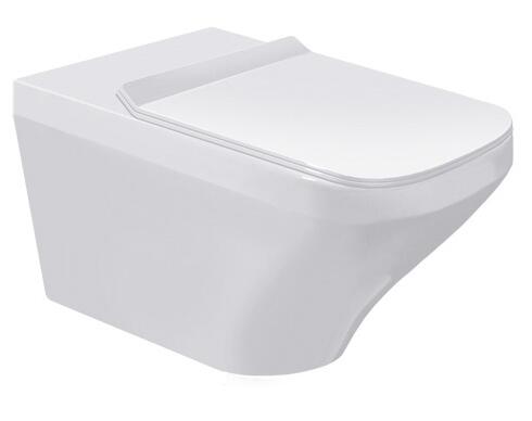 Pods DuraStyle Rimless, stiprināms pie sienas, 370x620 mm, Durafix, balts - Image 1