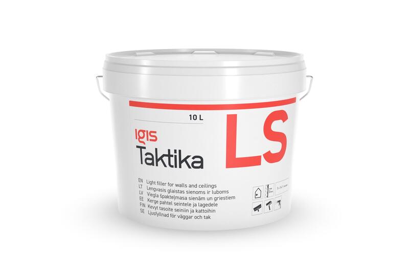 IGIS Taktika LS viegla špakteļmasa sienām un griestiem 10L spanis - Image 1
