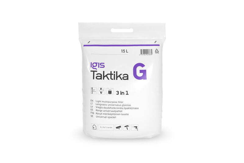 IGIS Taktika G daudzfunkcionāla špakteļmasa 15L "Roll&Spray" maiss - Image 1