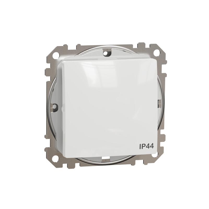 Pārslēdzis z/a (meh.) 10A balts IP44 SEDNA Design - Image 1