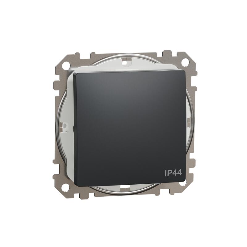 Pārslēdzis z/a (meh.) 10A antracīts IP44 SEDNA Design - Image 1