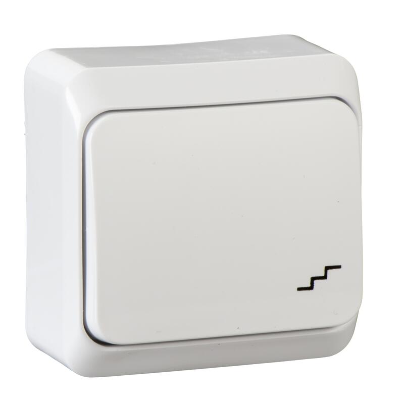 Slēdzis/pārslēdzis v/a balts IP20 PRIMA - Image 1