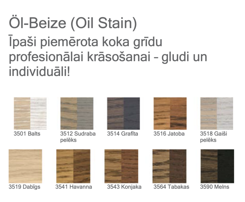 OSMO Öl Beize eļļas beice 3512 Sudrabpelēka 0,5L - Image 2