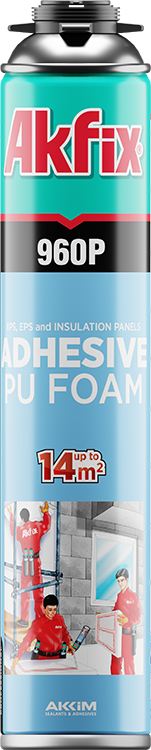 Akfix 960P līmējošās poliuretāna putas GunFoam 750ml - Image 1