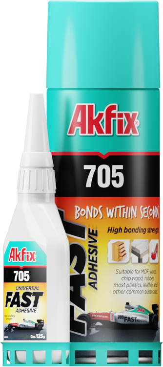 Akfix 705 universālā ātri cietējošā līme ar aktivatoru 200ml - Image 1