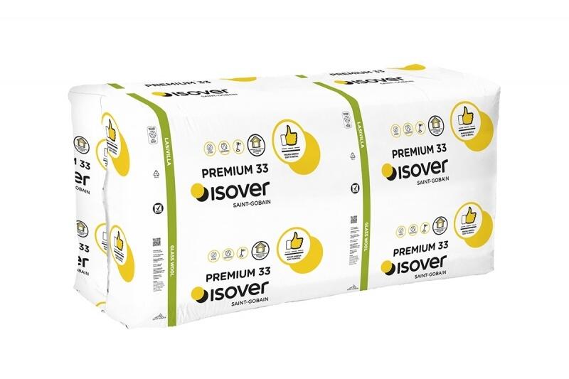 Isover Standard 36 (KL36) minerālvate loksnēs 50x565x1170mm, 13.221m2 - Image 1