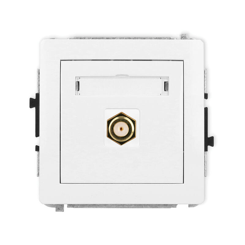 DECO Vienas antenas F tipa ligzdas (SAT) mehānisms - apzeltīts - Image 1