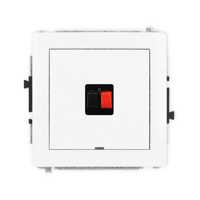 DECO Vienas skaļruņa ligzdas (2 mm) mehānisms, bez apraksta lauka - Image 1