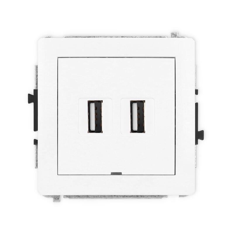 DECO 2xUSB A-A 2.0 dubultās ligzdas mehānisms - Image 1