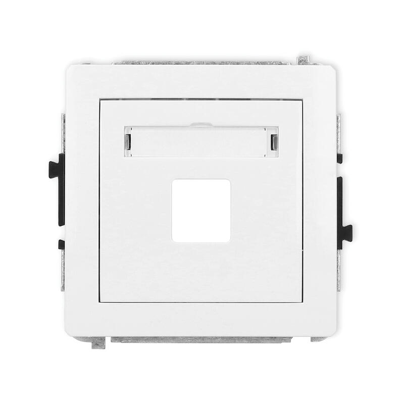 DECO vienas multimediju ligzdas mehānisms bez moduļa (Keystone standarts) - Image 1