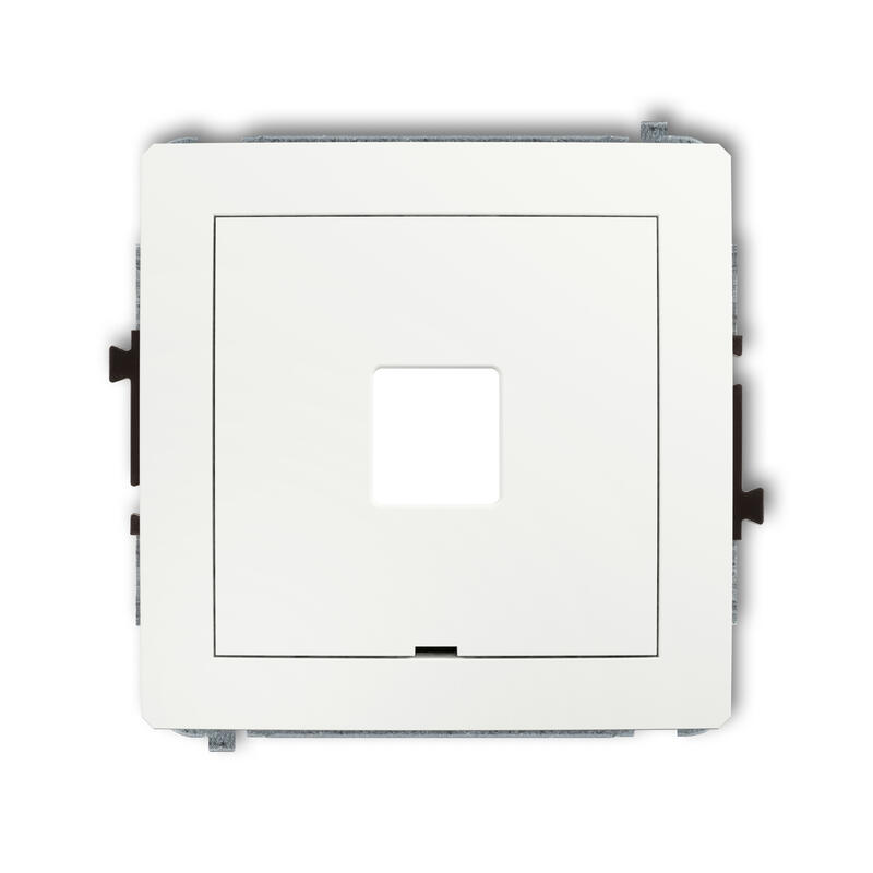 DECO vienas multimediju ligzdas mehānisms bez moduļa (Keystone standarts), bez apraksta lauka - Image 1