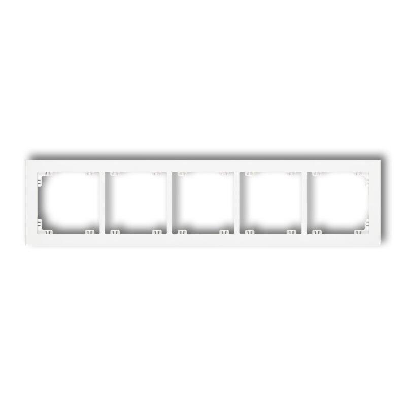 DECO 5 kontaktu universāls plastmasas rāmis - Image 1