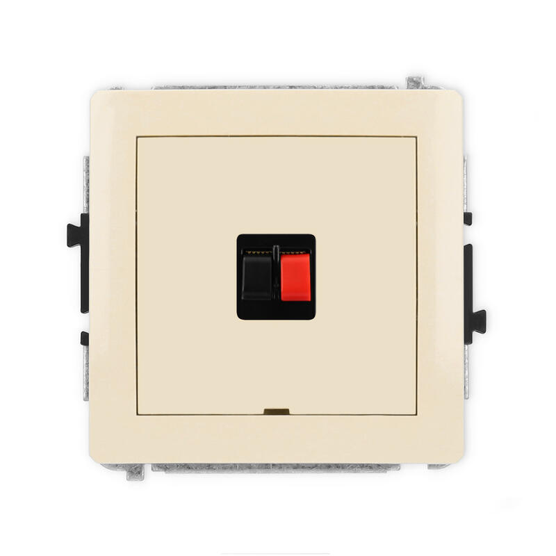 DECO vienas skaļruņa ligzdas (2 mm) mehānisms, bez apraksta lauka - Image 1