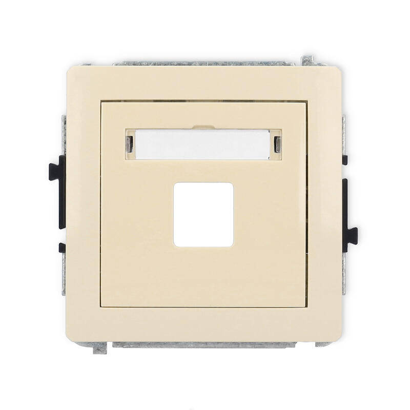 DECO vienas multimediju ligzdas mehānisms bez moduļa (Keystone standarts) - Image 1
