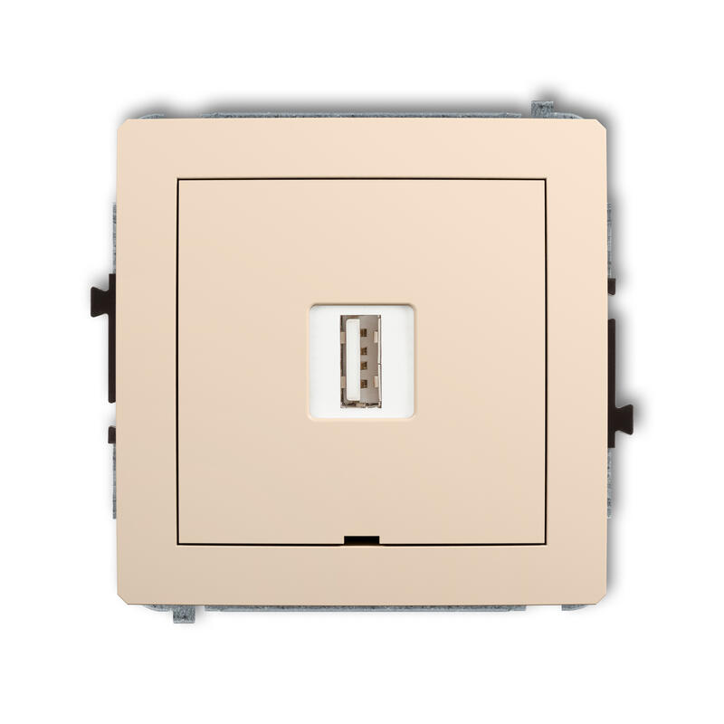 DECO Viena USB uzlādes mehānisms USB A, 5 W maks., 5 V, 1 A, bez apraksta lauka - Image 1