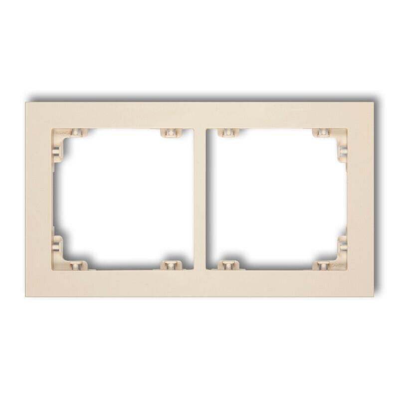 DECO 2-locītāja universāls plastmasas rāmis - Image 1