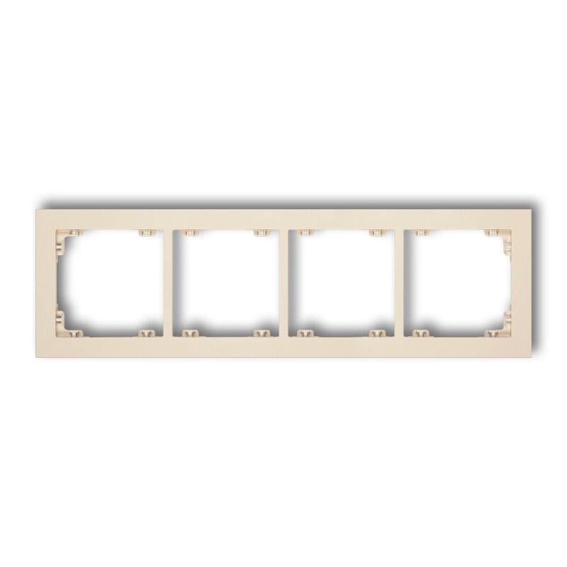 DECO 4-locītāja universāls plastmasas rāmis - Image 1