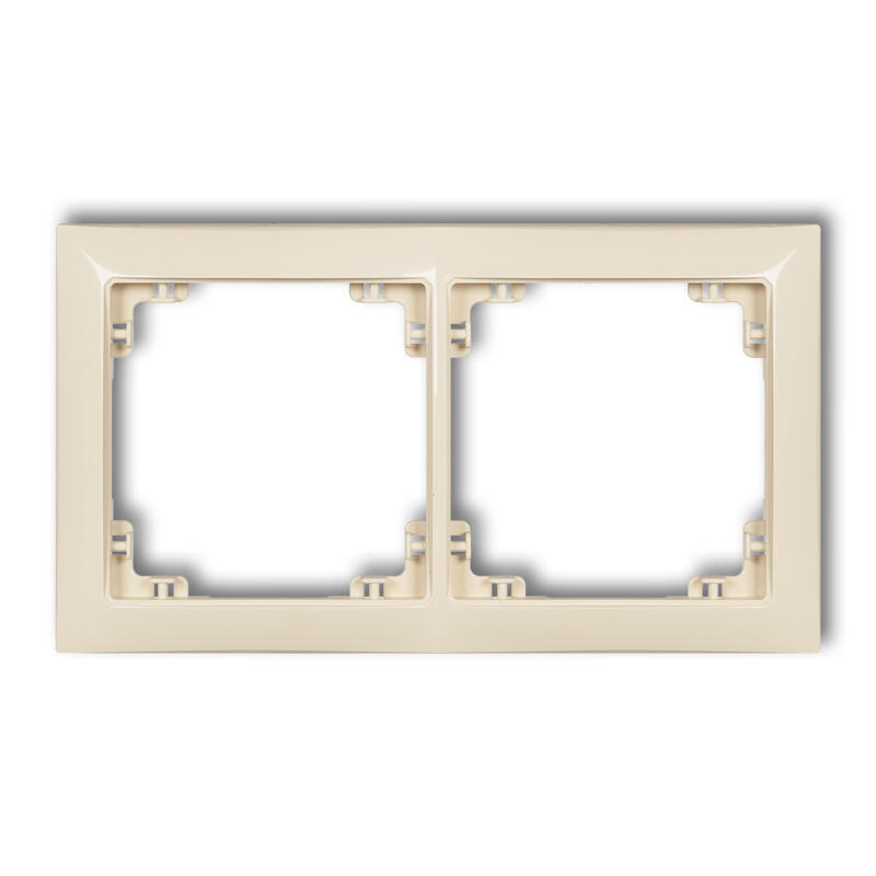 DECO 2-locītāja universāls plastmasas rāmis DECO Soft - Image 1