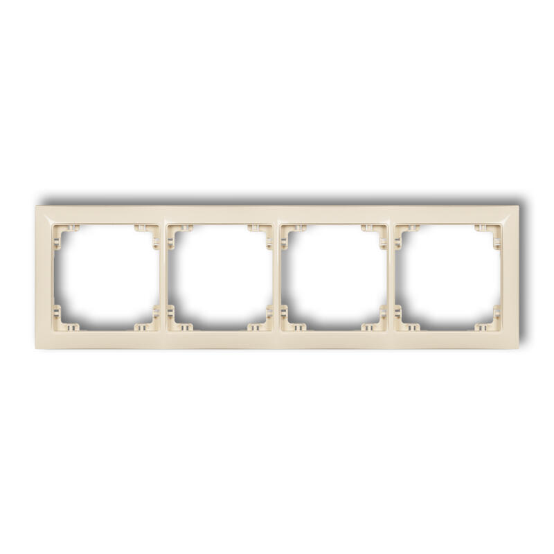 DECO 4-locītāja universāls plastmasas rāmis DECO Soft - Image 1