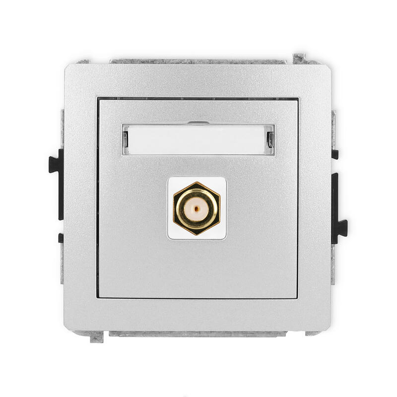 DECO Vienas antenas F tipa ligzdas (SAT) mehānisms - apzeltīts - Image 1