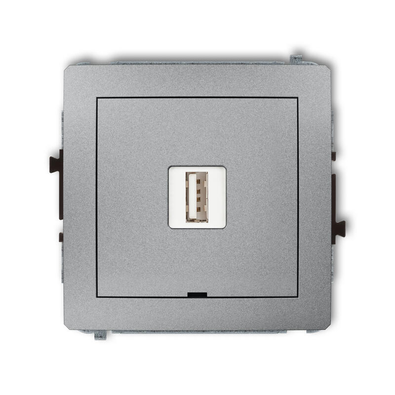 DECO Viena USB uzlādes mehānisms USB A, 5 W maks., 5 V, 1 A, bez apraksta lauka - Image 1