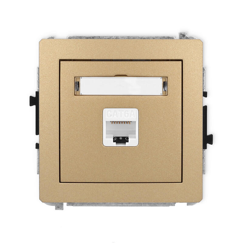 DECO Viena datora ligzdas mehānisms 1xRJ45, kat. 6A, 8 kontakti - Image 1