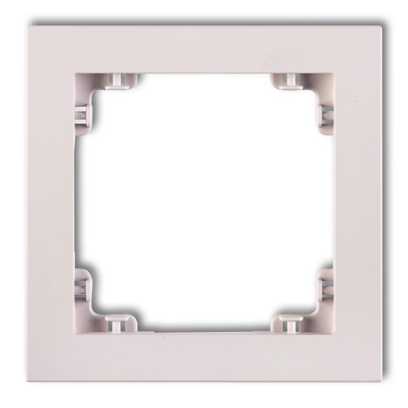 DECO 1-vietīgs universāls plastmasas rāmis DECO Pastel Matt (pūderrozā) - Image 1