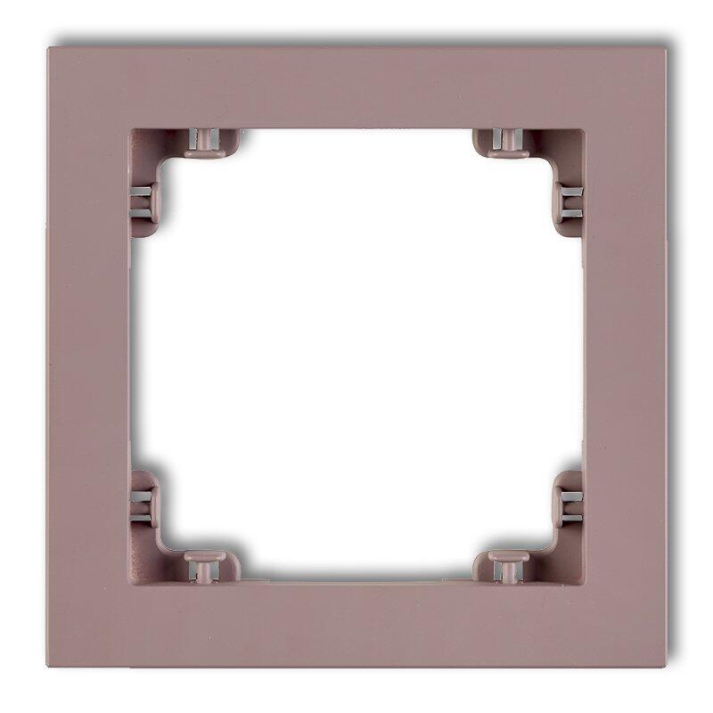 DECO 1-vietīgs universāls plastmasas rāmis DECO Pastel Matt (ceriņkrāsas) - Image 1
