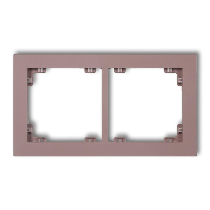 DECO 2-vietīgs universāls plastmasas rāmis DECO Pastel Matt (lavandas) - Image 1
