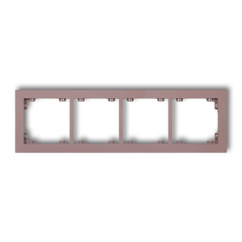 DECO 4-vietīgs universāls plastmasas rāmis DECO Pastel Matt (lavandas krāsā) - Image 1