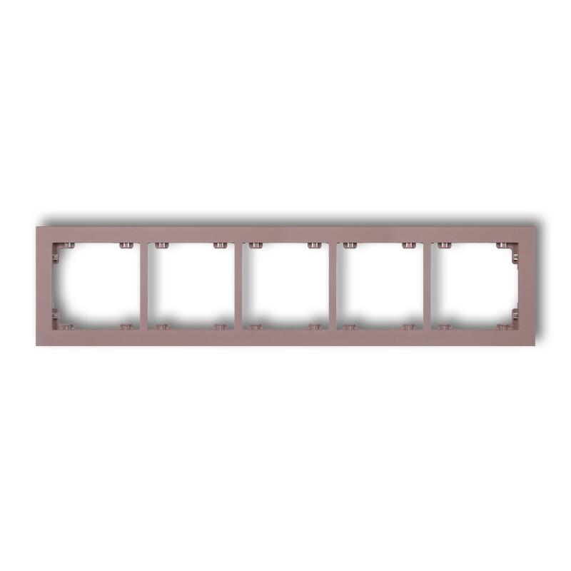 DECO 5-vietīgs universāls plastmasas rāmis DECO Pastel Matt (lavandas krāsā) - Image 1