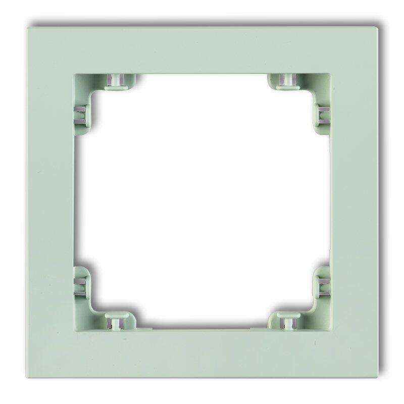 DECO 1-vietīgs universāls plastmasas rāmis DECO Pastel Matt (piparmētra) - Image 1