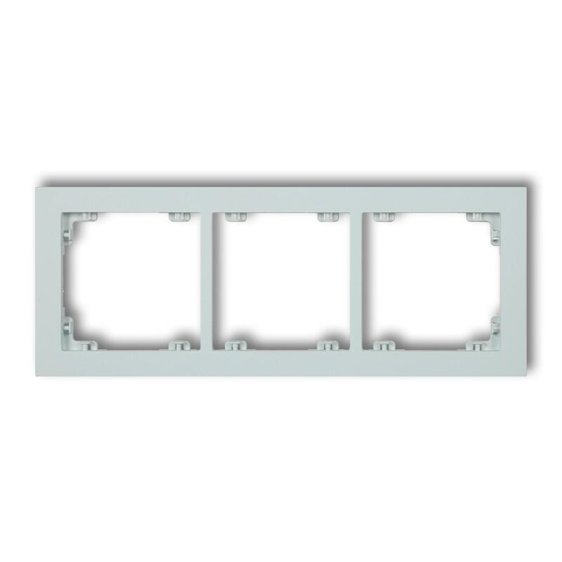 DECO 3-vietīgs universāls plastmasas rāmis DECO Pastel Matt (ledus zils) - Image 1