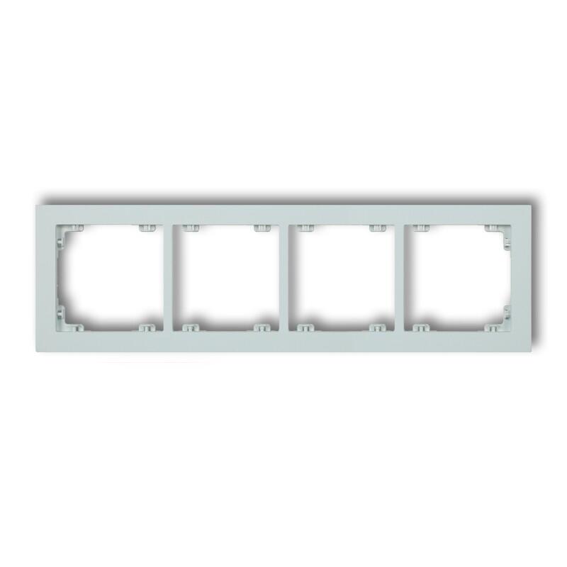 DECO 4-vietīgs universāls plastmasas rāmis DECO Pastel Matt (ledus zils) - Image 1