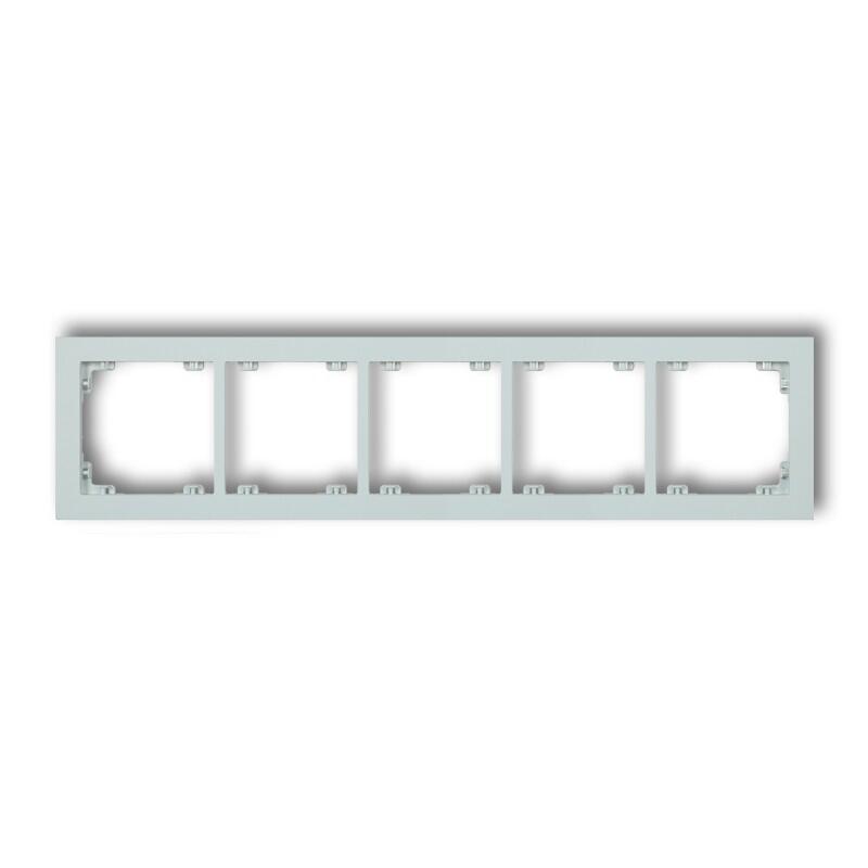 DECO 5-vietīgs universāls plastmasas rāmis DECO Pastel Matt (ledus zils) - Image 1