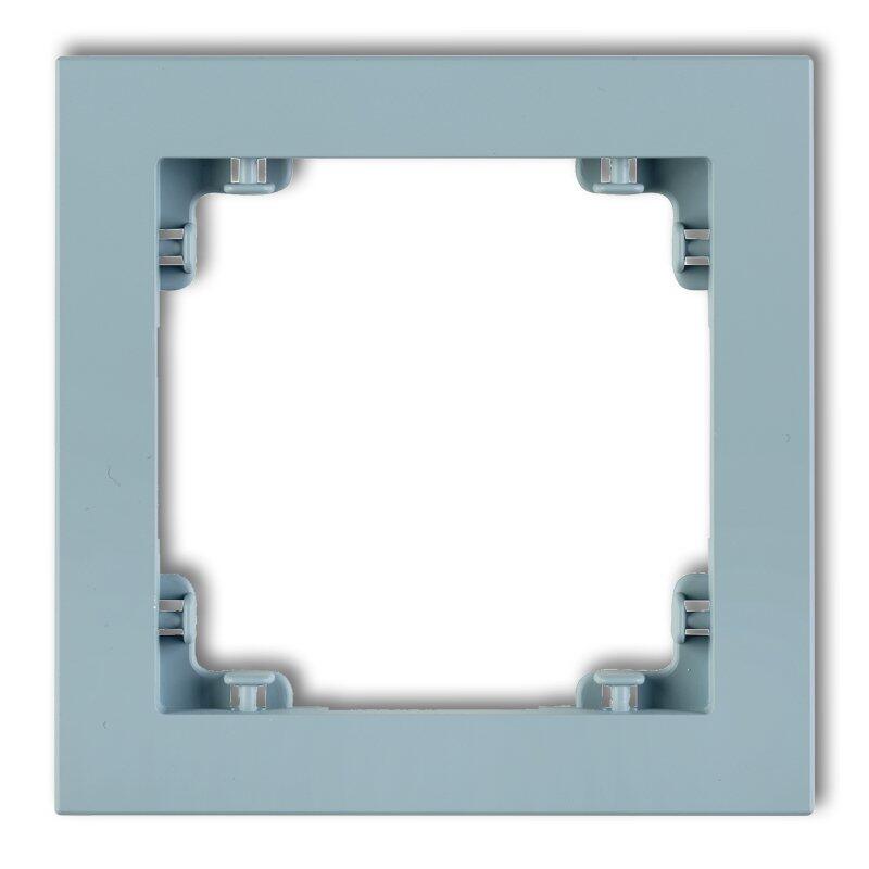 DECO 1-vietīgs universāls plastmasas rāmis DECO Pastel Matt (ledus zils) - Image 1