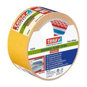 Tesa Floor Laying Tape Divpusēja lente grīdas segumu fiksēšanai, 50mm x 10m - Image 1